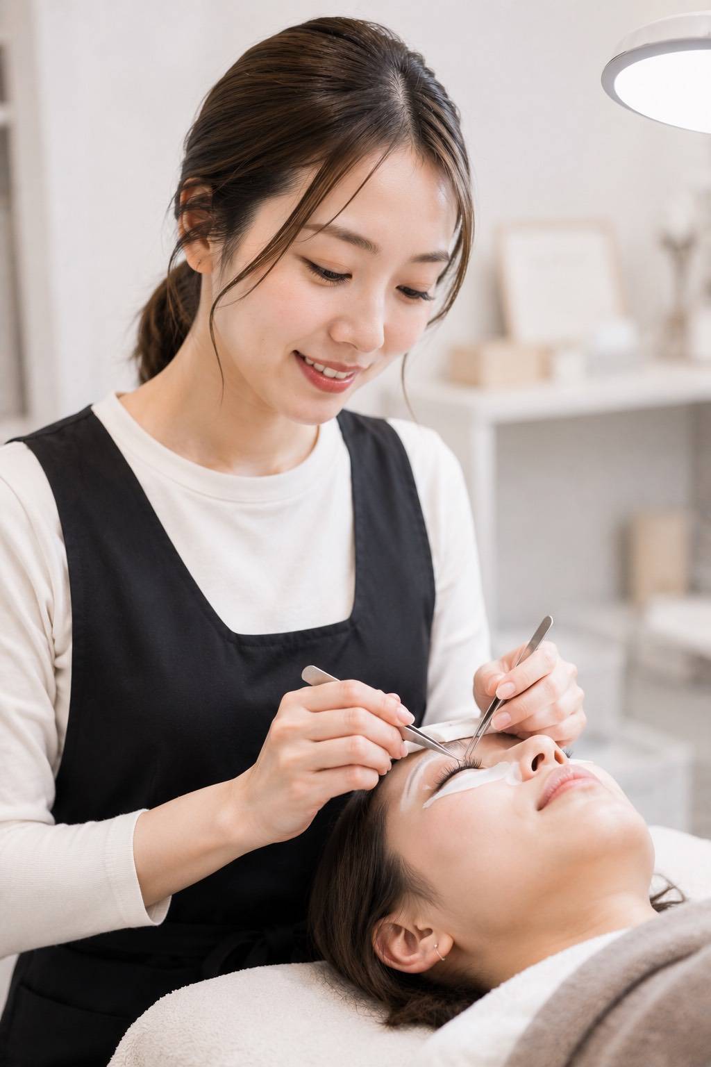 施術中